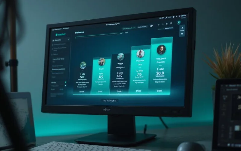 Website package comparison showing Starter, Growth and Authority features