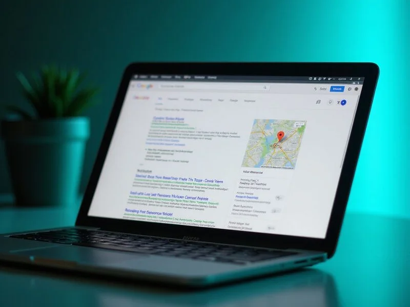 Google search results showing multi-suburb ranking