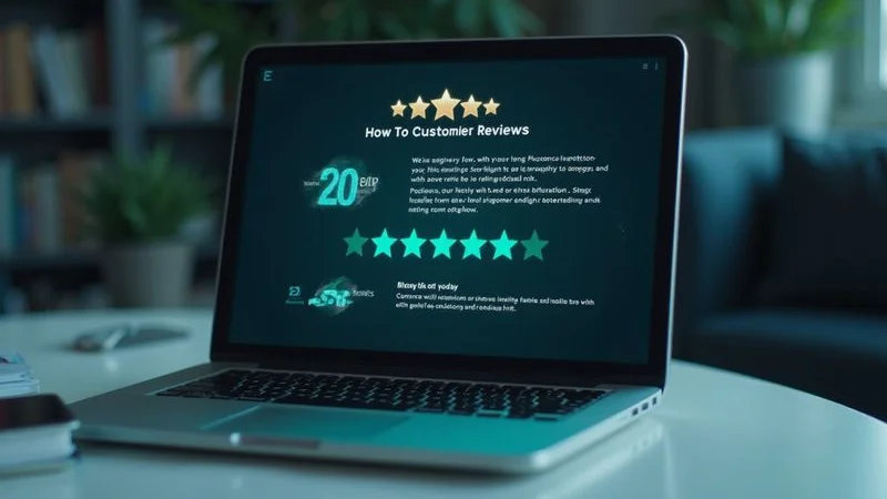 Sydney business owner reviewing website design quotes on a laptop in a modern office