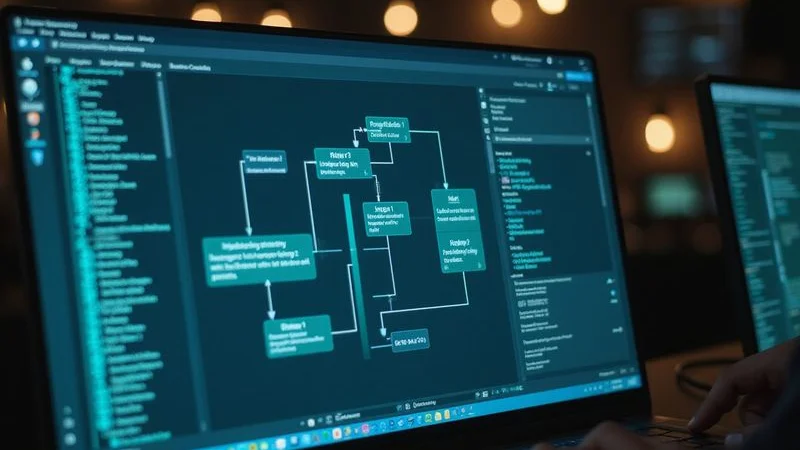 Diagram showing internal linking structure connecting service pages, blog posts and location pages