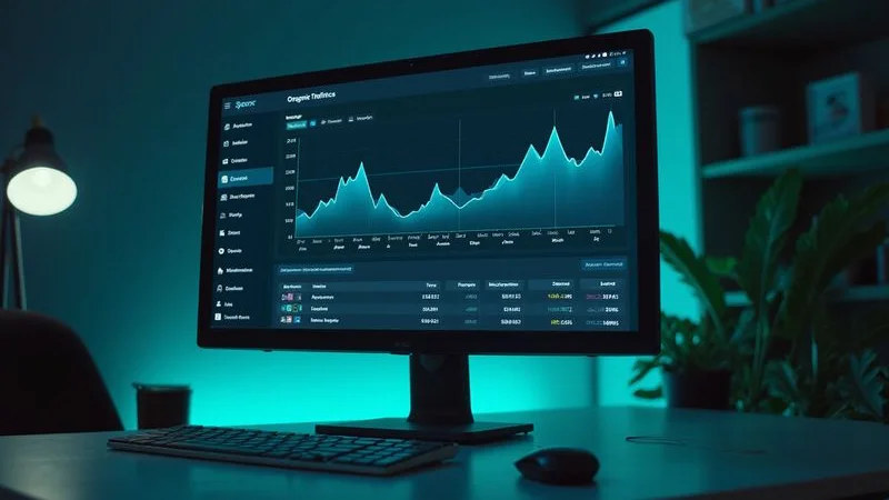 Dashboard showing Google ranking improvements after launching an SEO-optimised website