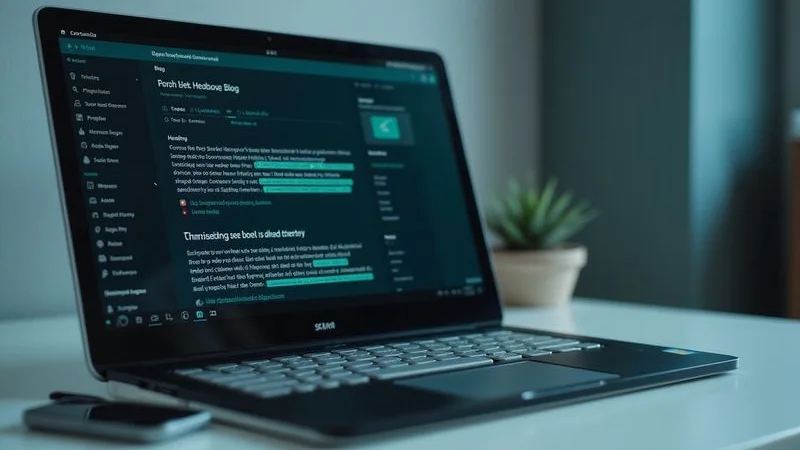 Side-by-side comparison of a pillar page layout and a blog post layout