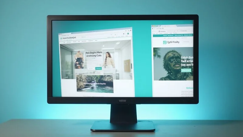 Side-by-side comparison of SEO-optimised website copy and regular marketing copy