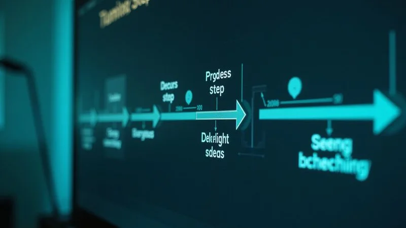Timeline chart showing typical SEO ranking progress for a new website over 12 months